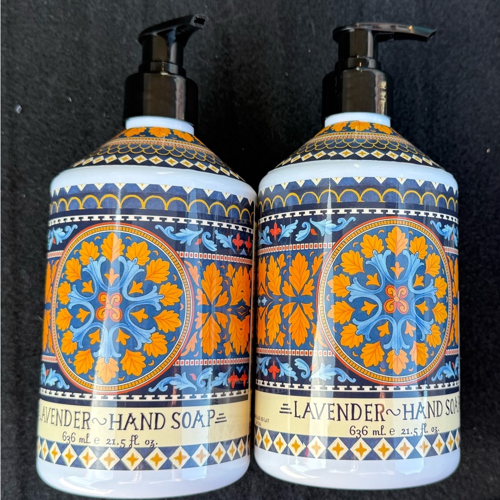 (2) Di Malta Lavender Hand Soap | Sz 21.5oz | Brand New Never Used